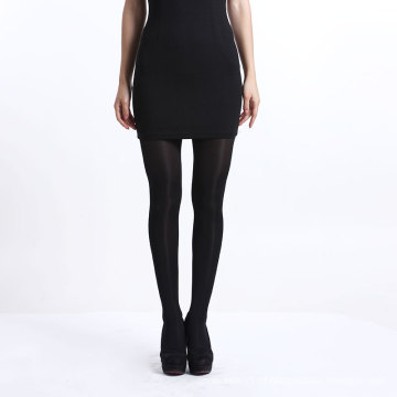 Meia-calça preta madura sexy meia-calça de nylon meia-calça elástica alta para mulheres